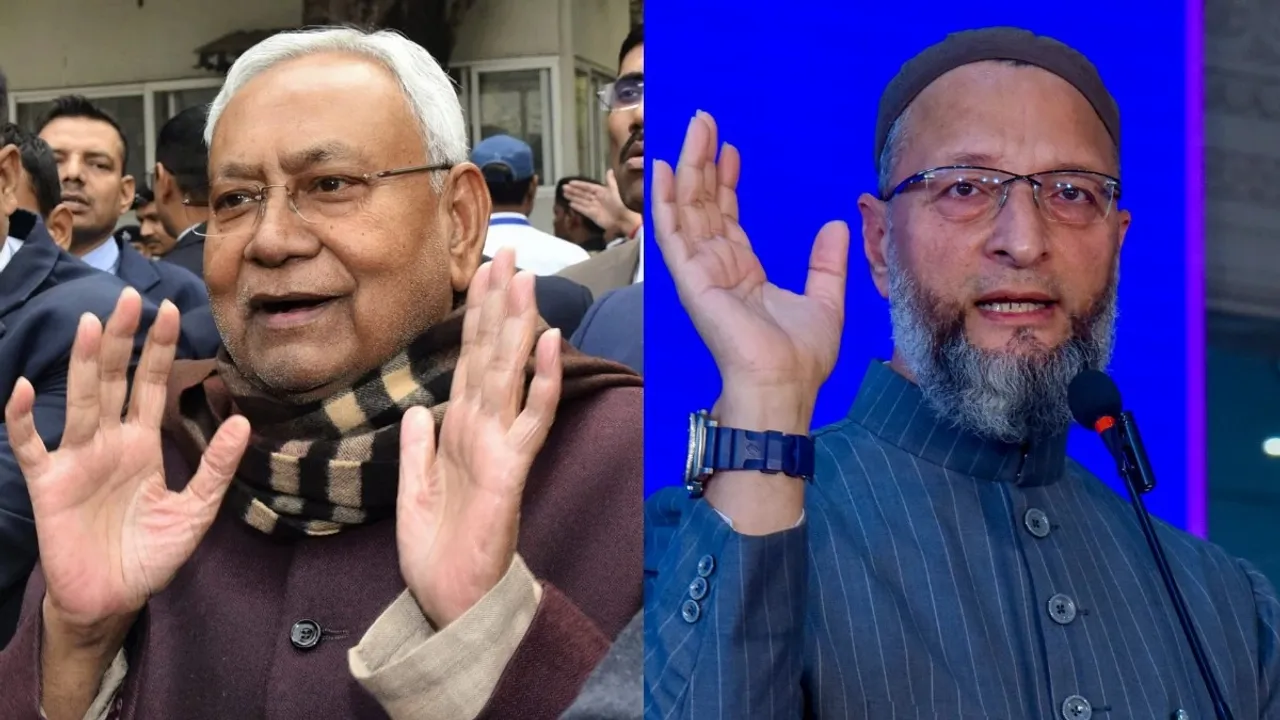Nitish Kumar Asaduddin Owaisi