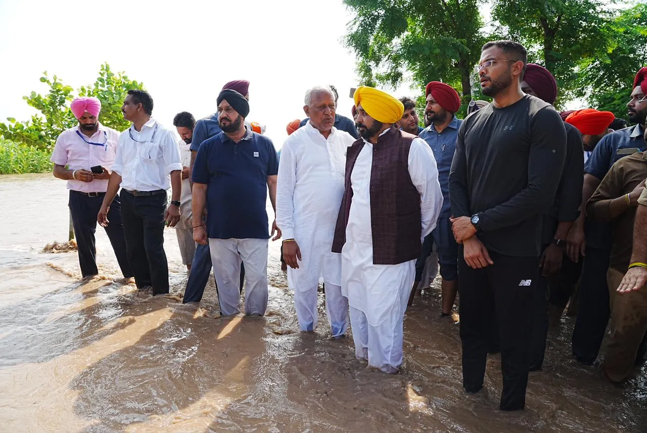 Bhagwant mann Punjab Flood