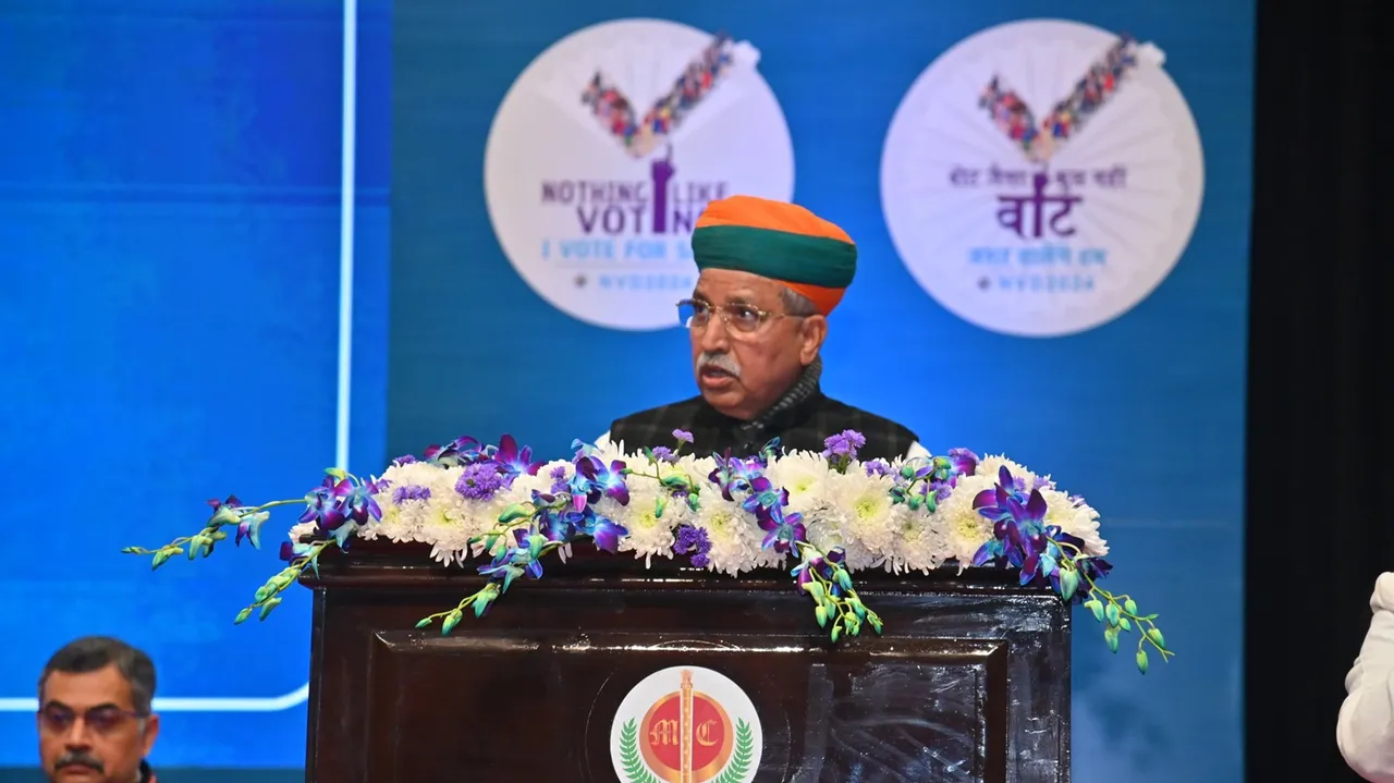 Arjun Ram Meghwal National Voters Day