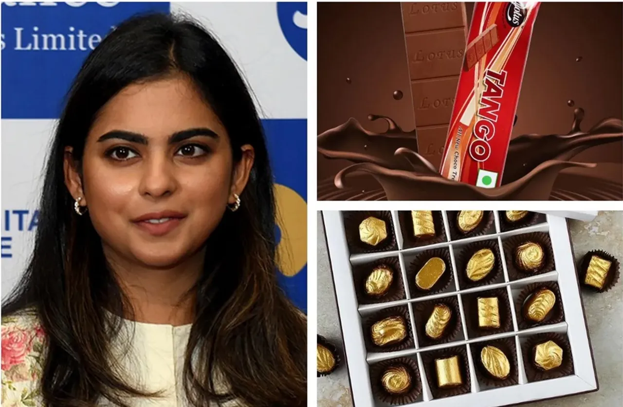 Isha Ambani Reliance Retail Lotus Chocolate