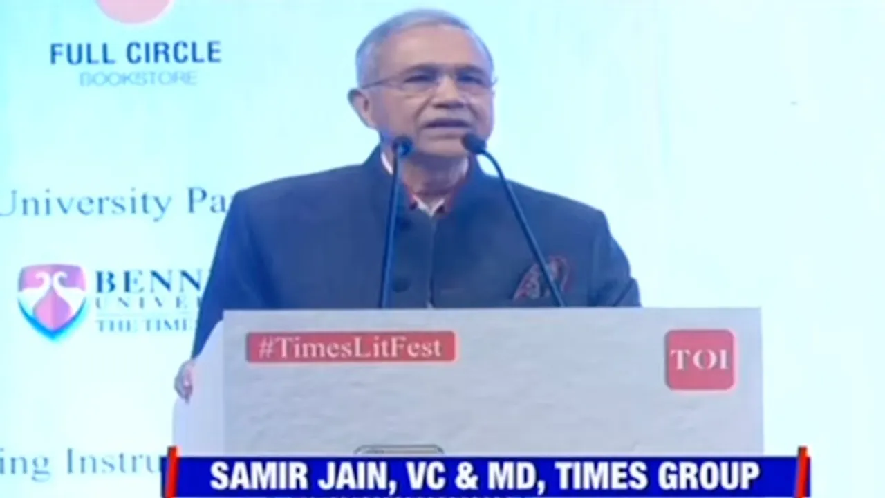 Samir Jain of Times Group at Times LitFest