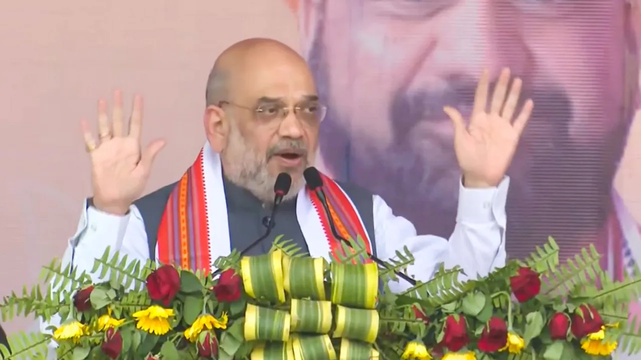 Amit Shah in Bihar's Nawada