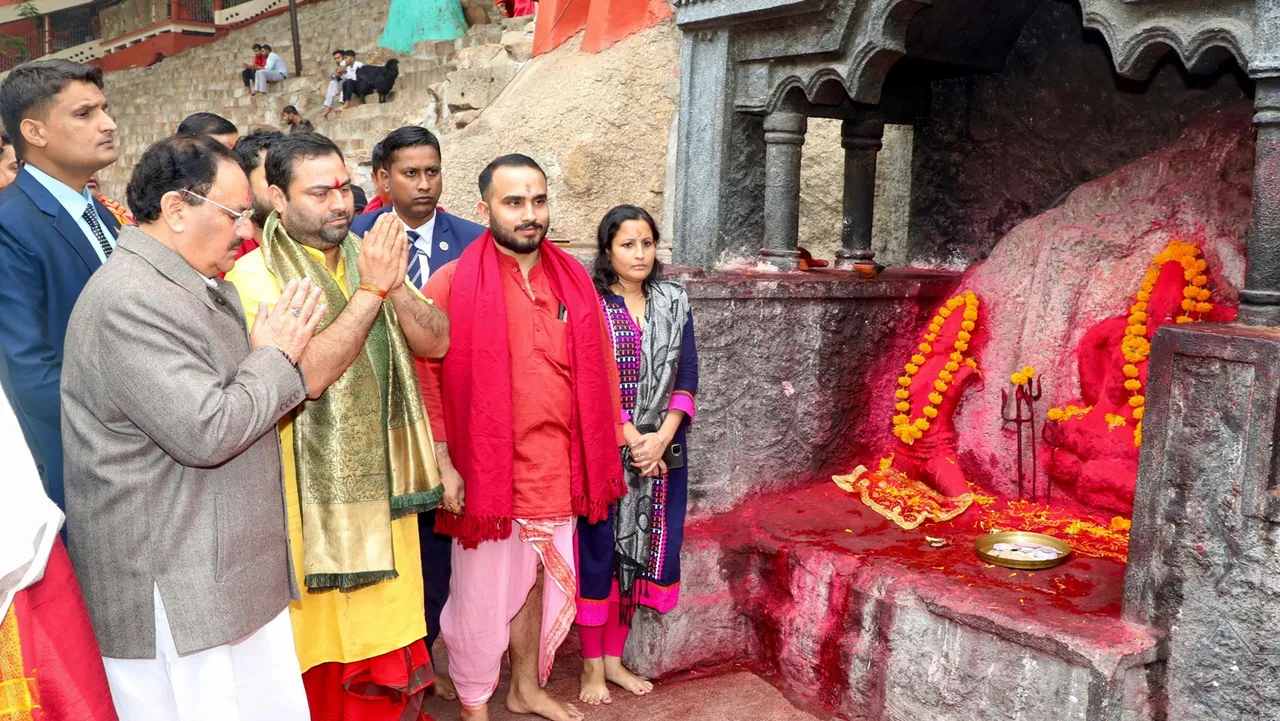 Kamakhya Temple J P Nadda