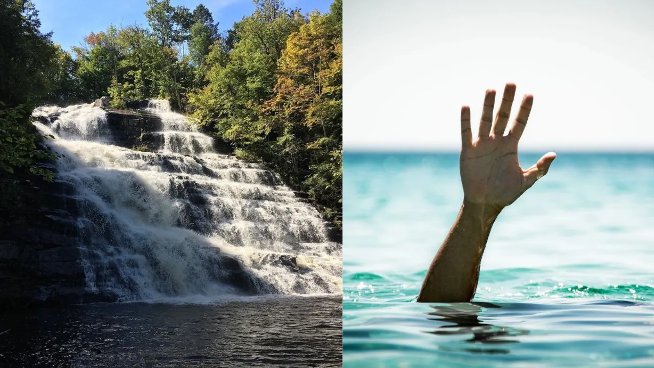 Barberville Falls in Albany, New York