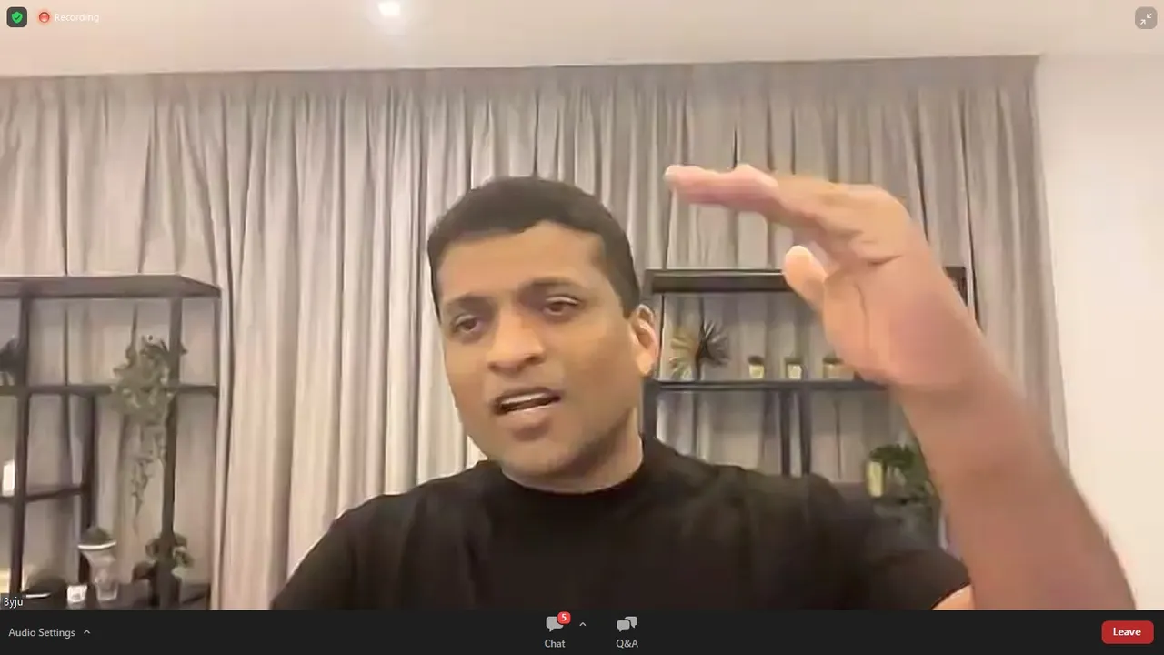 BYJU'S BYJU Raveendran