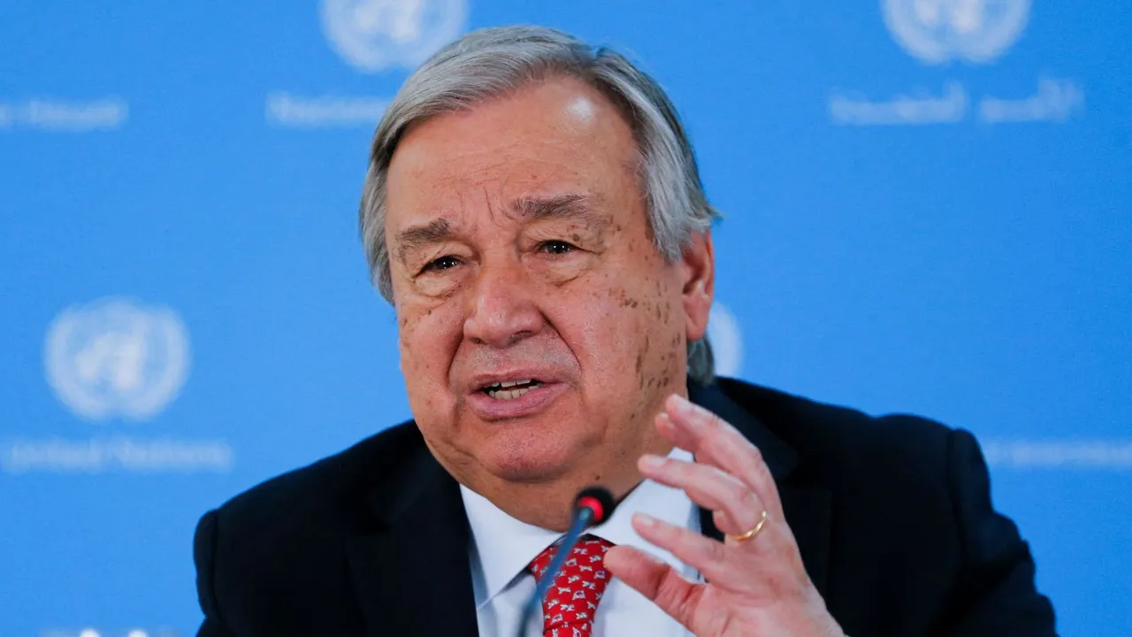 UN Secretary-General Antonio Guterres