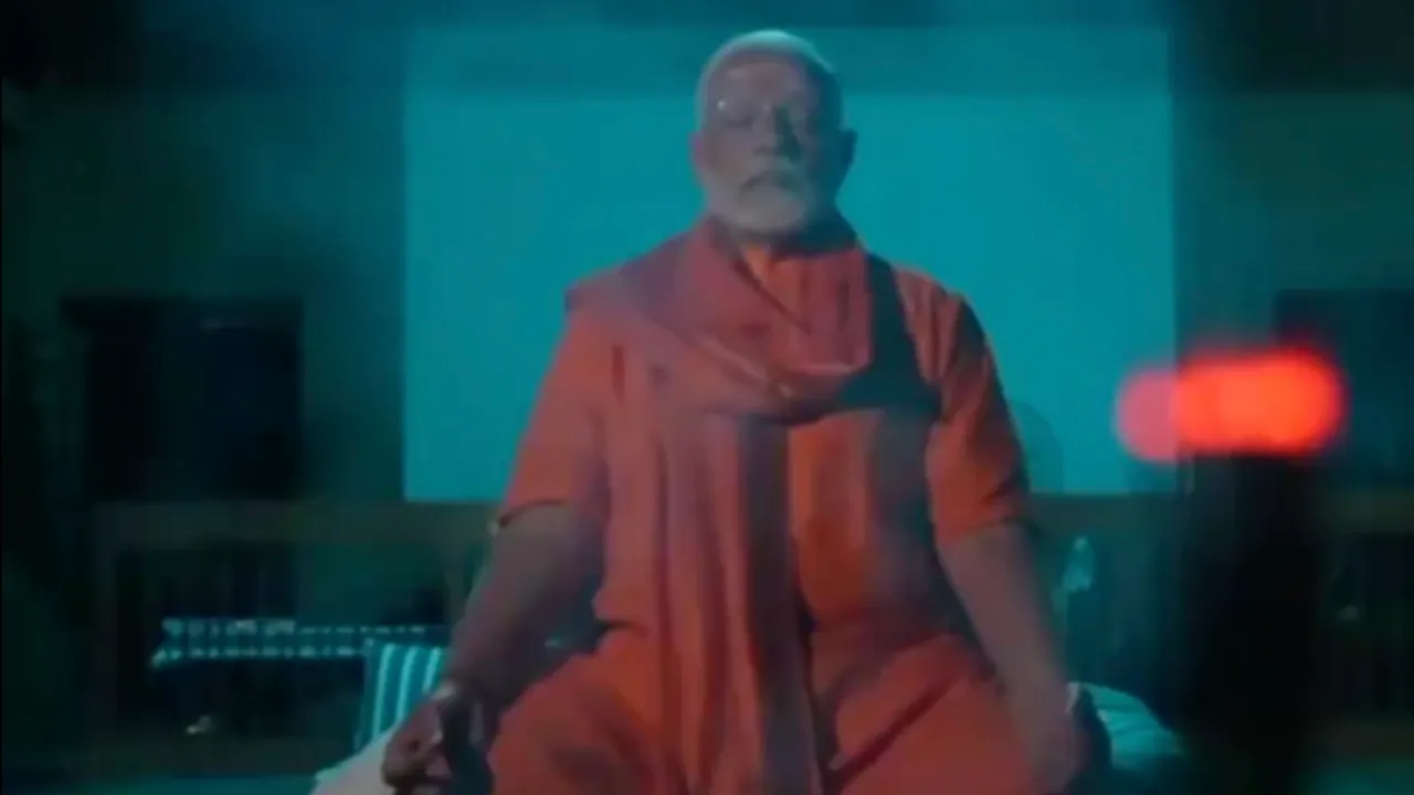 Narendra Modi in 'dhyan' at Swami Vivekananda Rock Memorial in Kanyakumari