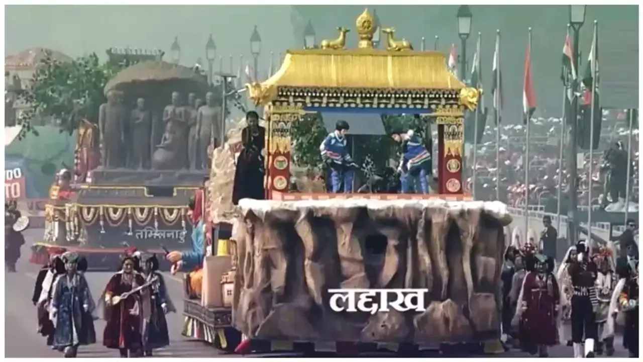 Ladakh Tableau republic day