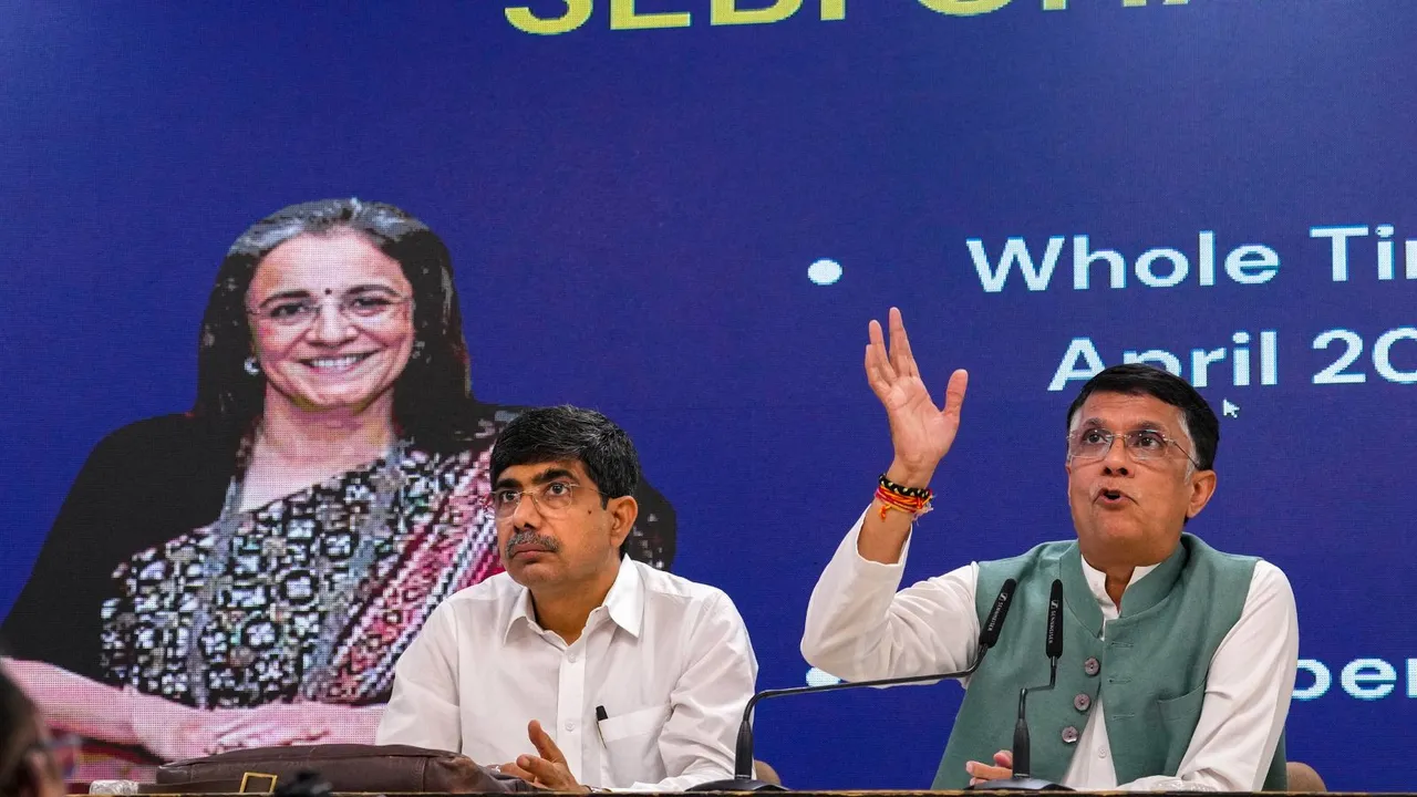 Congress leader Pawan Khera addresses a press conference, in New Delhi, Monday, Sept. 2, 2024.