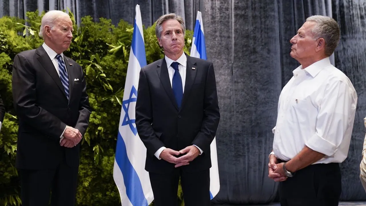 Joe Biden with Antony Blinken