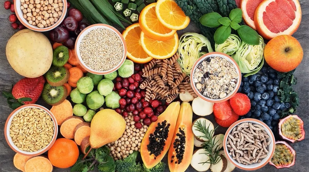 Dietary fibre foods