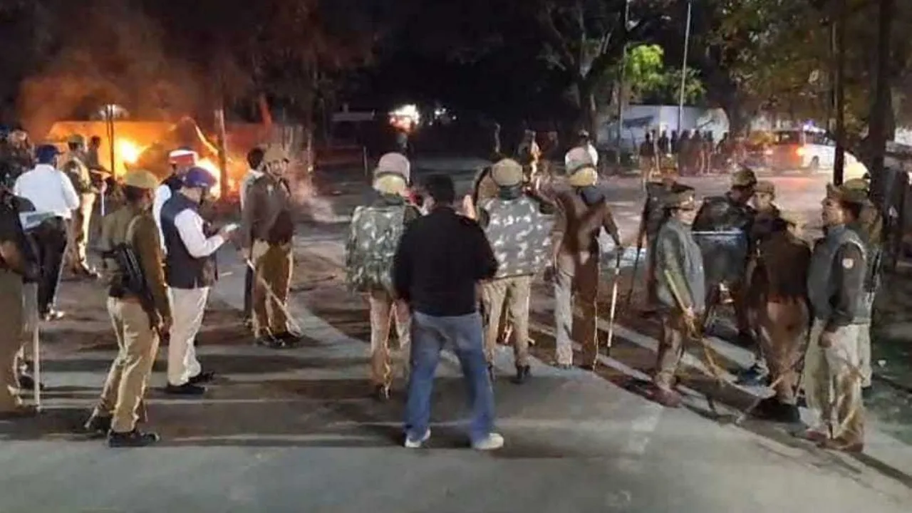 Chittorgarh stone pelting