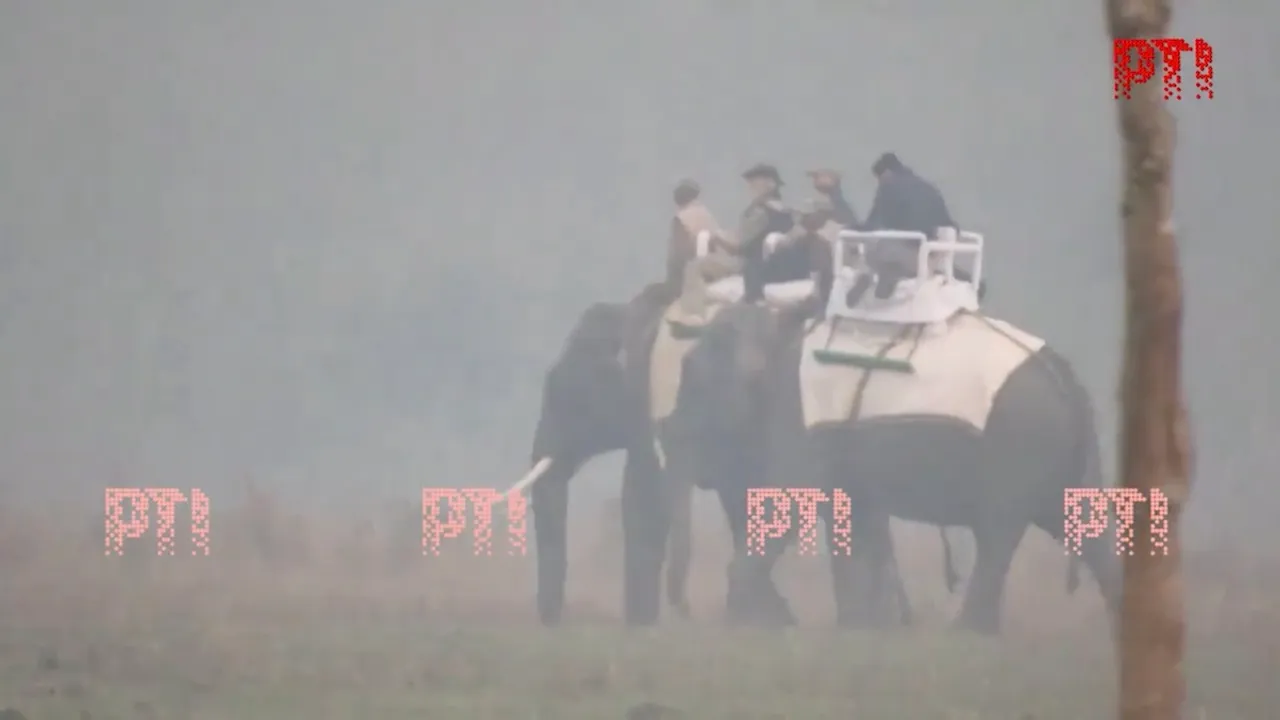 Narendra Modi in Kaziranga