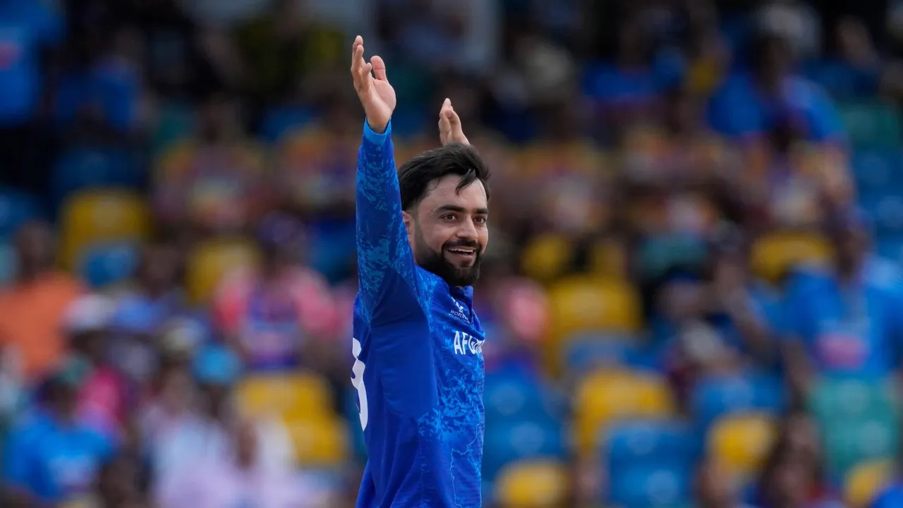 Afghanistan's captain Rashid Khan (File image)