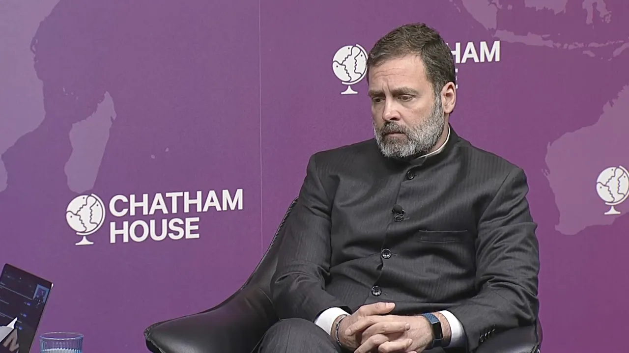 Rahul Gandhi Chatham House London