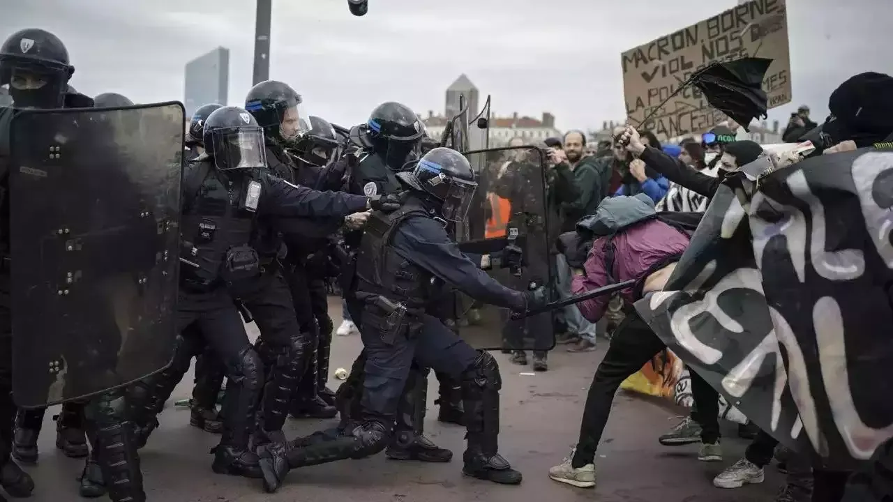 Pension protest