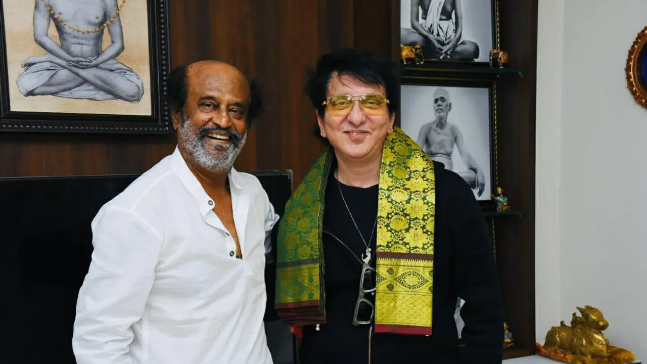 Rajinikanth with Sajid Nadiadwala