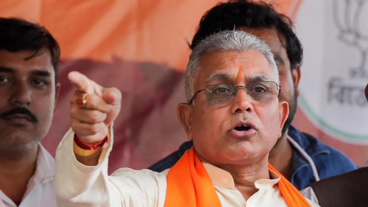 West Bengal BJP leader Dilip Ghosh (File image)