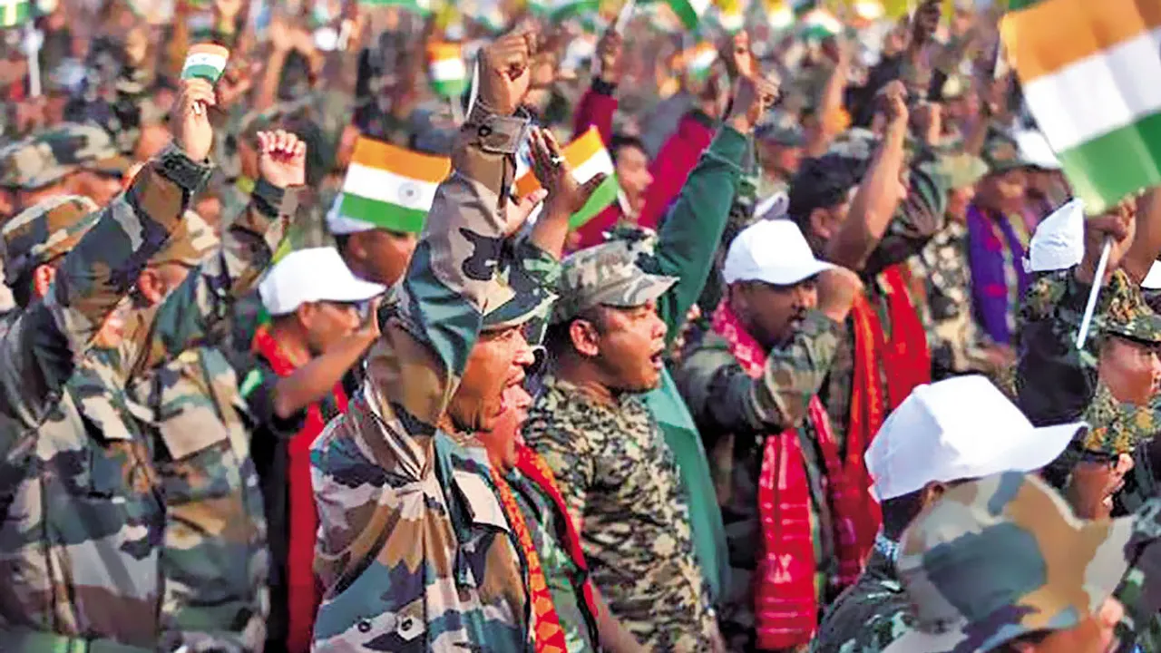 A file photo of 28 Bodos celebrating the signing of the Bodoland Territorial Region Accord
