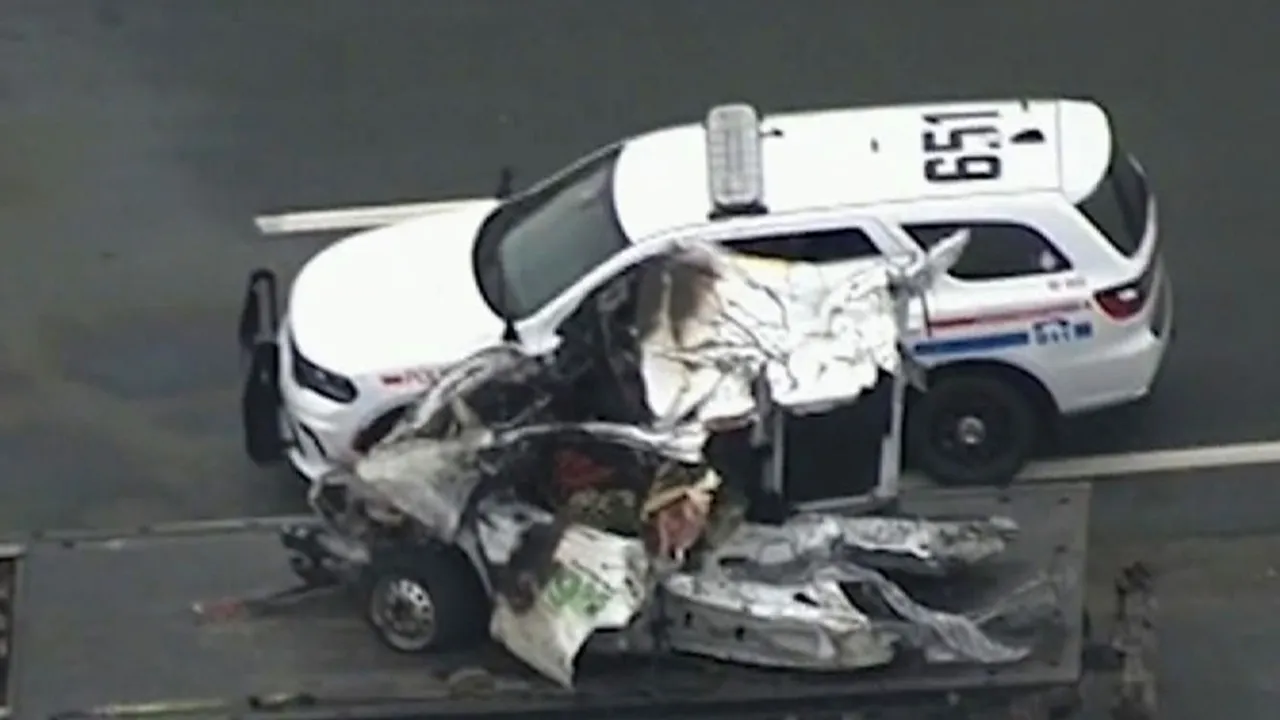 An Indian couple and their three-month-old grandchild were among four persons killed in a fiery multi-vehicle collision in Canada's Ontario province