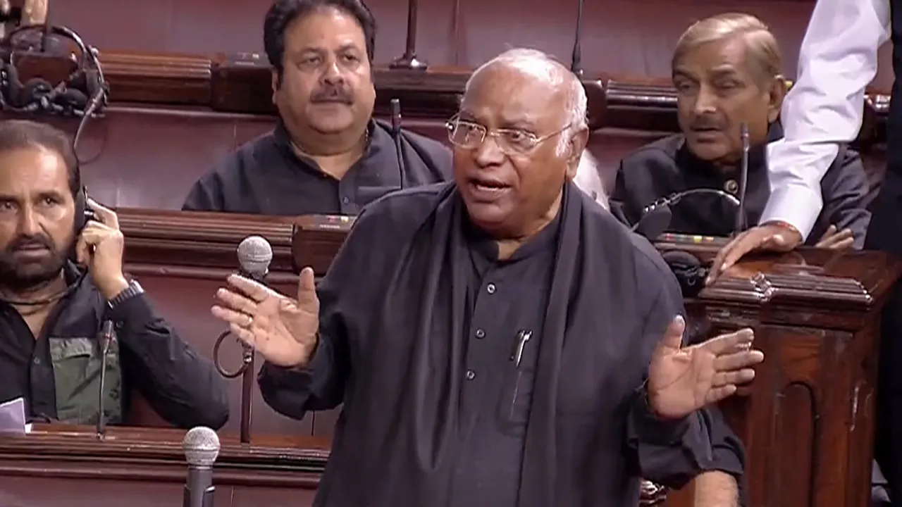 Congress Mallikarjun Kharge Rajya Sabha
