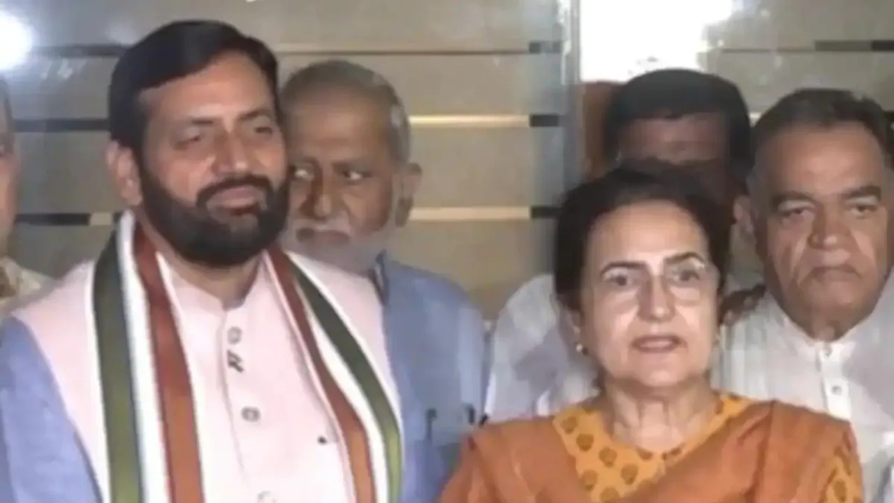 Nayab Singh Saini Kiran Choudhry Rajya Sabha