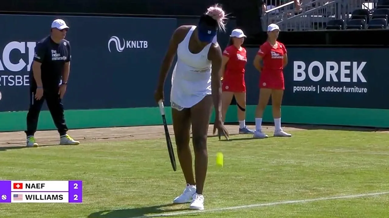 Venus Williams beaten by Swiss teenager Celine Naef