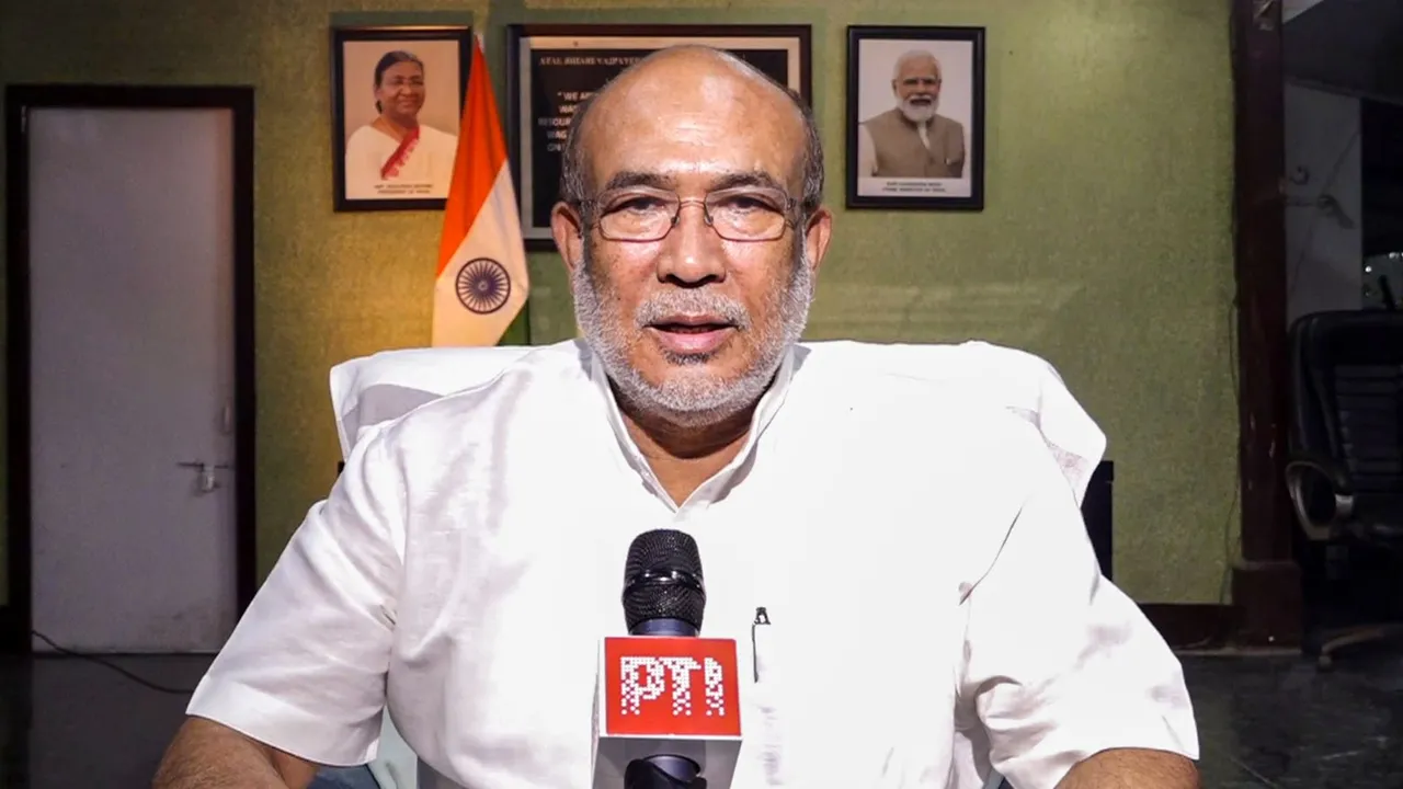 Manipur Chief Minister N. Biren Singh (File image)