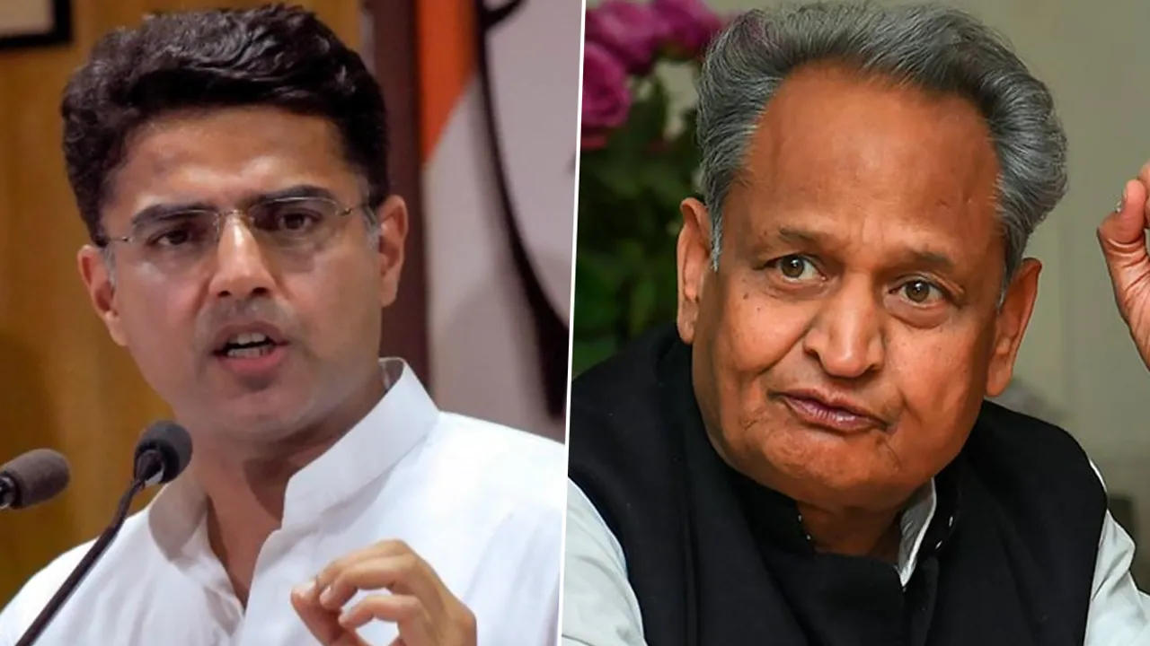 Ashok Gehlot Sachin pilot Congress Rajasthan