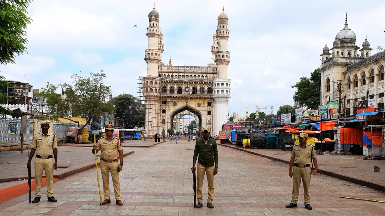 Rajiv Gandhi International Cricket Stadium Security Char Minar