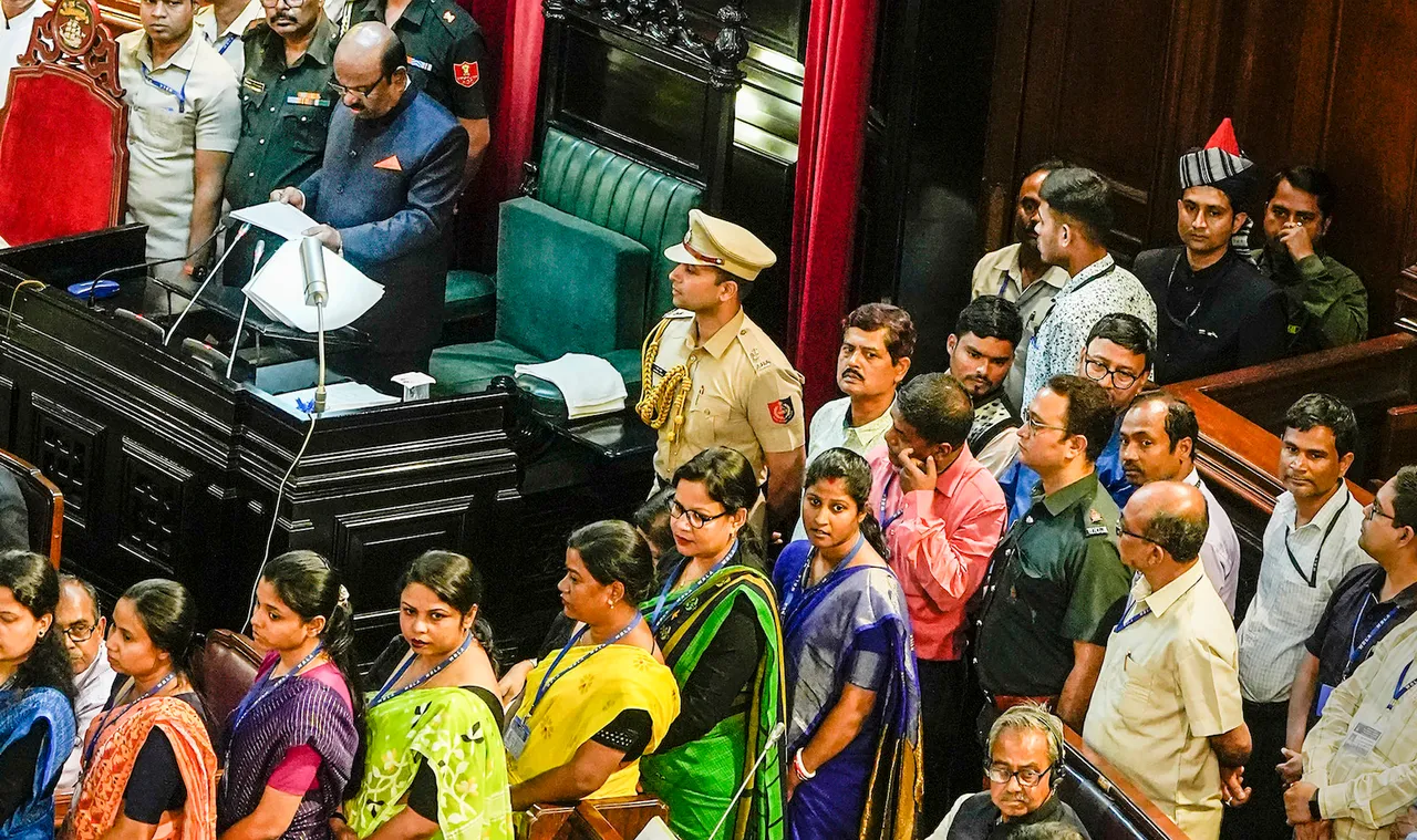 BJP stages walkout from West Bengal assembly