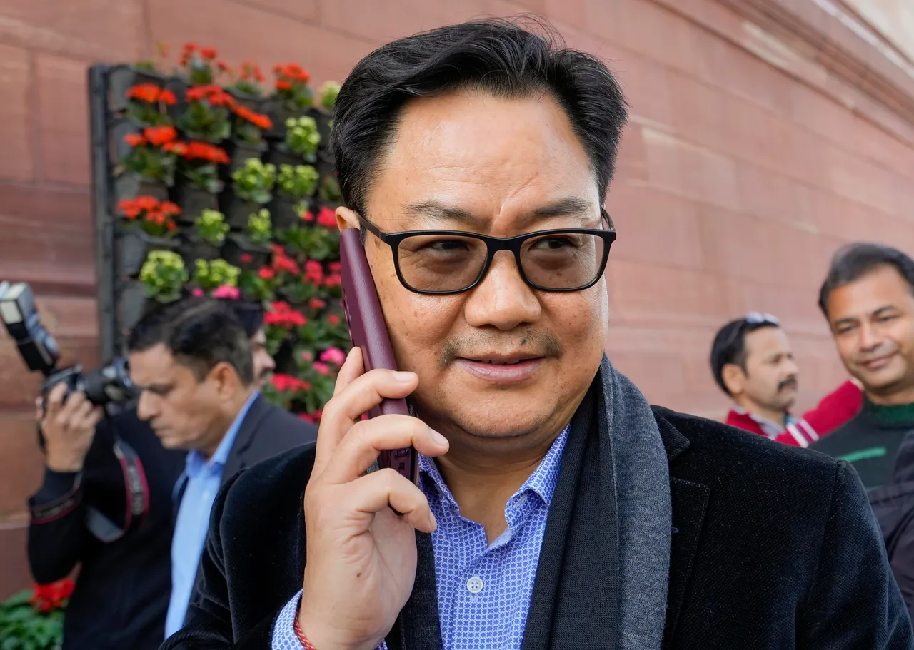 Kiren Rijiju Budget Session of Parliament