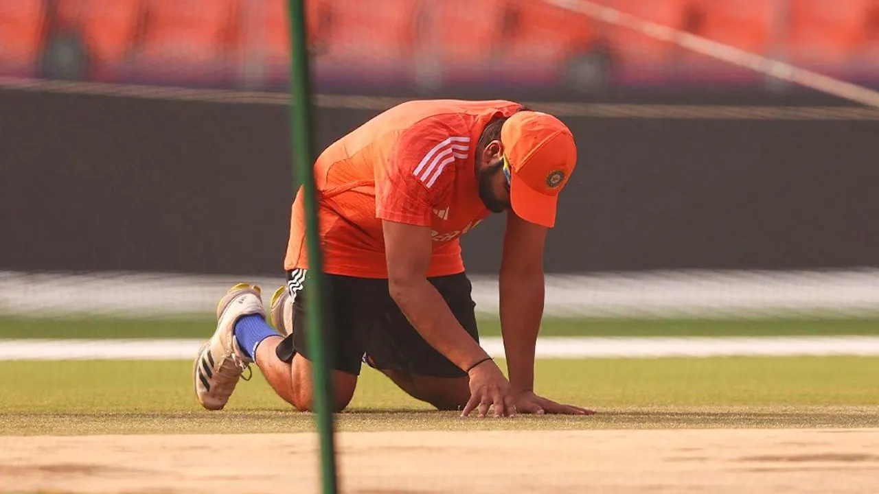 rohit sharma ahmedabad pitch
