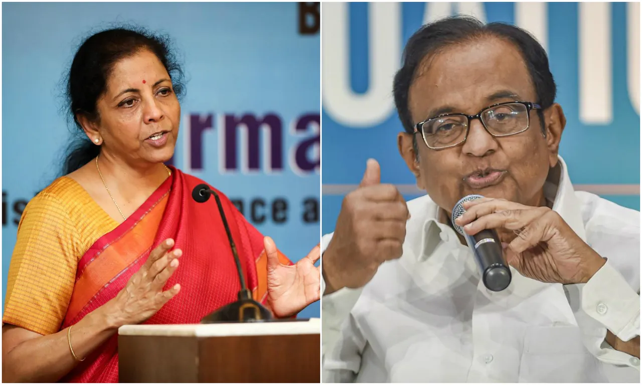 p chidambaram vs nirmala sitharaman.jpg