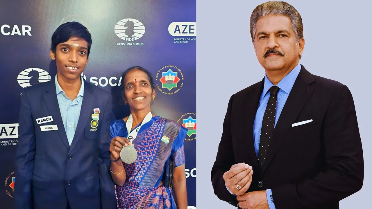 R Praggnanandhaa Anand Mahindra