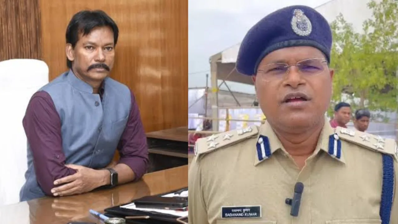 IAS officer KL Chauhan and IPS officer Sadanand Kumar