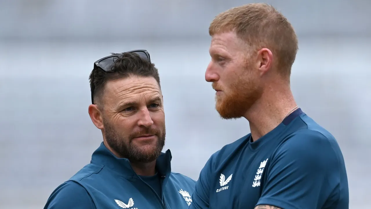 Brendon McCullum Ben Stokes Bazball England