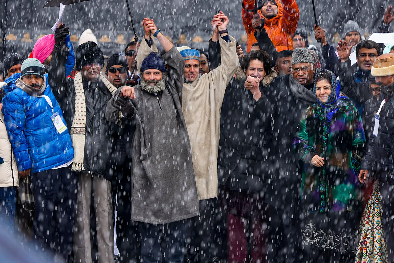 Bharat Jodo Yatra Congress rally in Srinagar Rahul