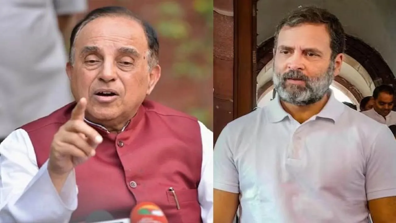 Subramanian Swamy Rahul Gandhi
