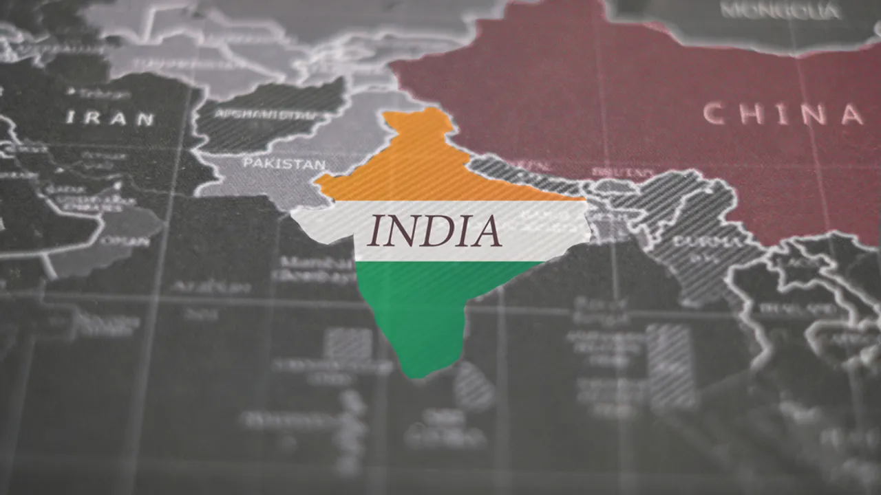 India China Map