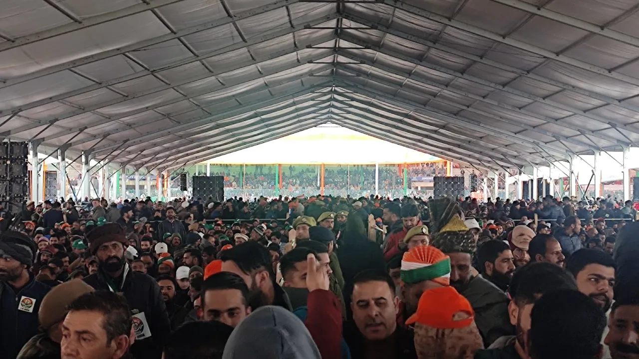 Bakshi Stadium resonates with Pro-India, Pro-Modi Slogans