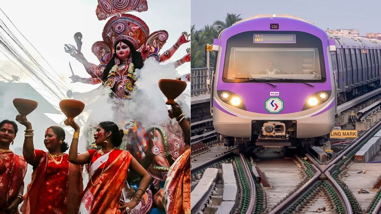Kolkata Metro on Durga Puja