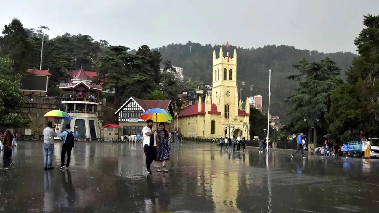 shimla rainfall today