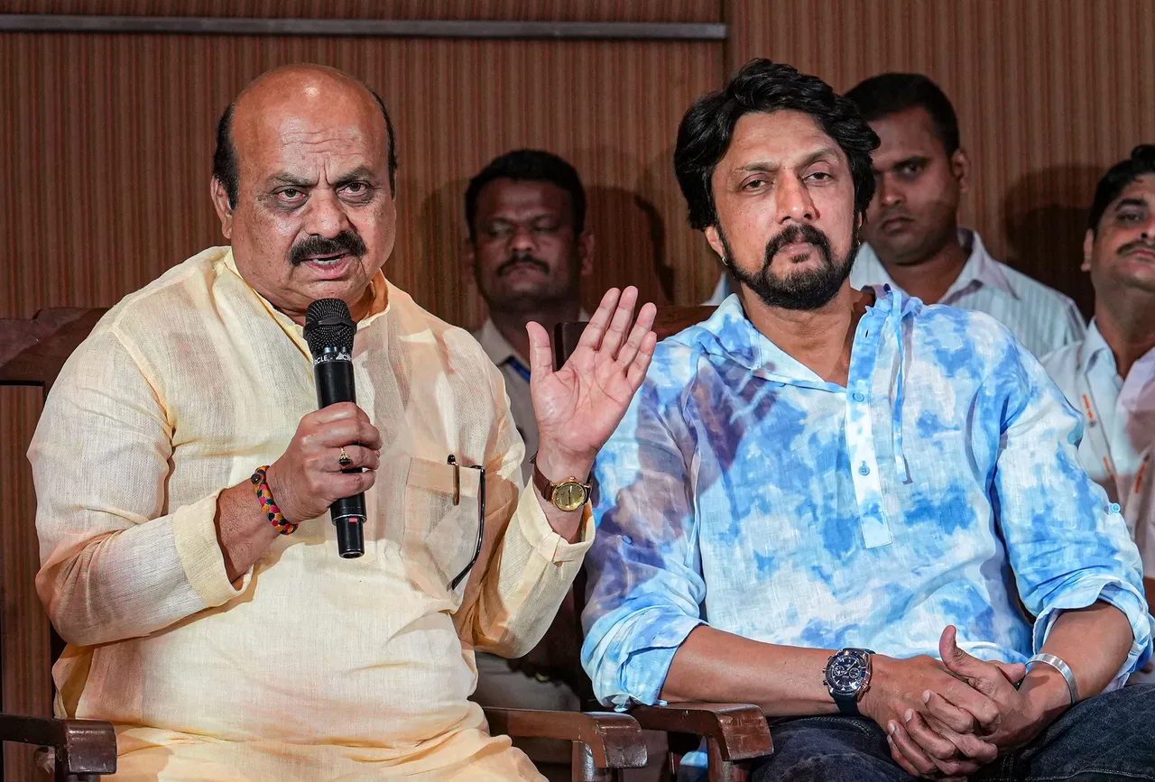 Kiccha Sudeep Basavaraj Bommai BJP