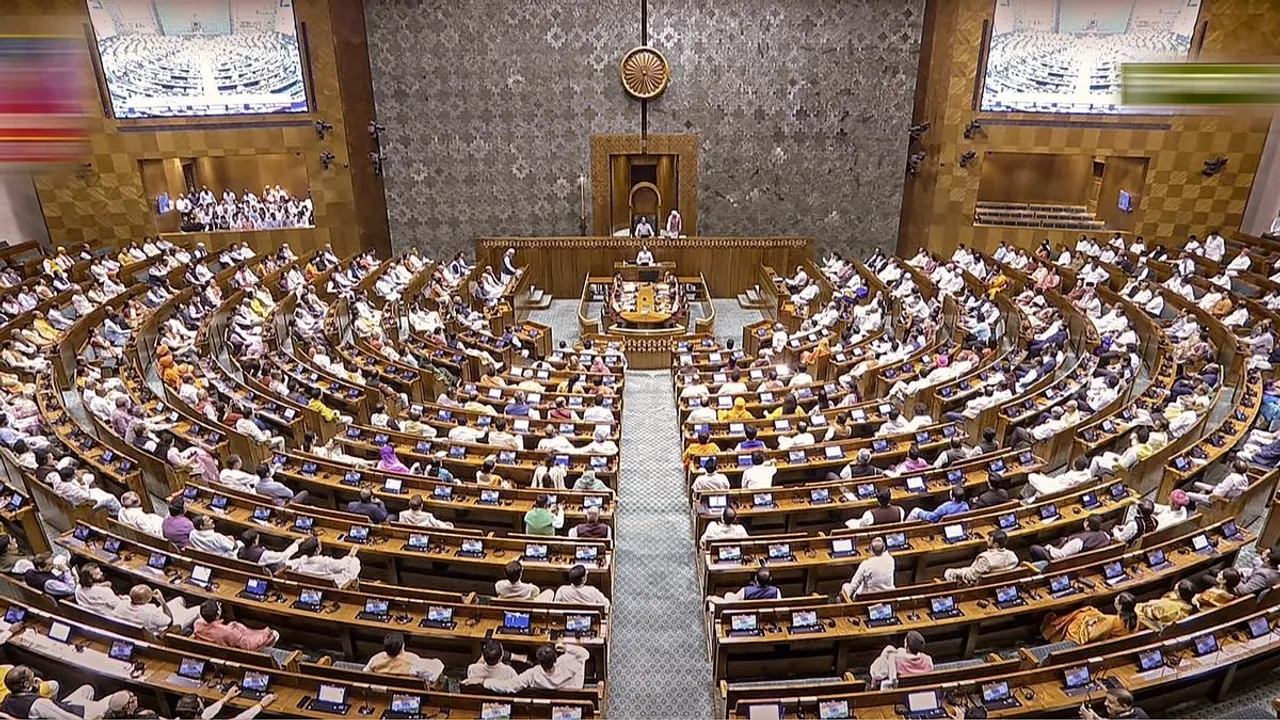 Lok sabha New Parliament Building 1