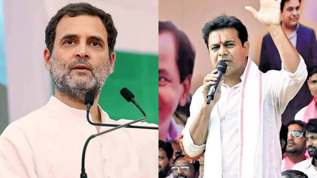 Rahul Gandhi K T Rama Rao