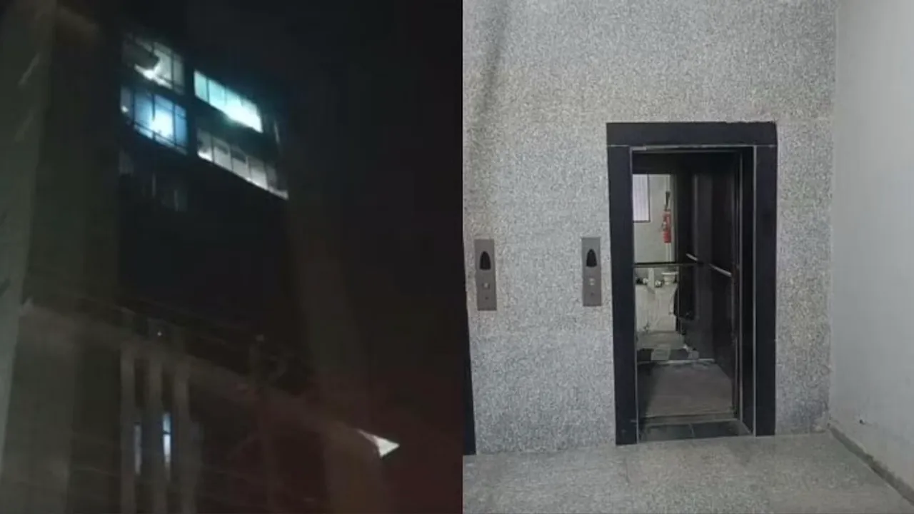 Noida River Side Tower lift collapse