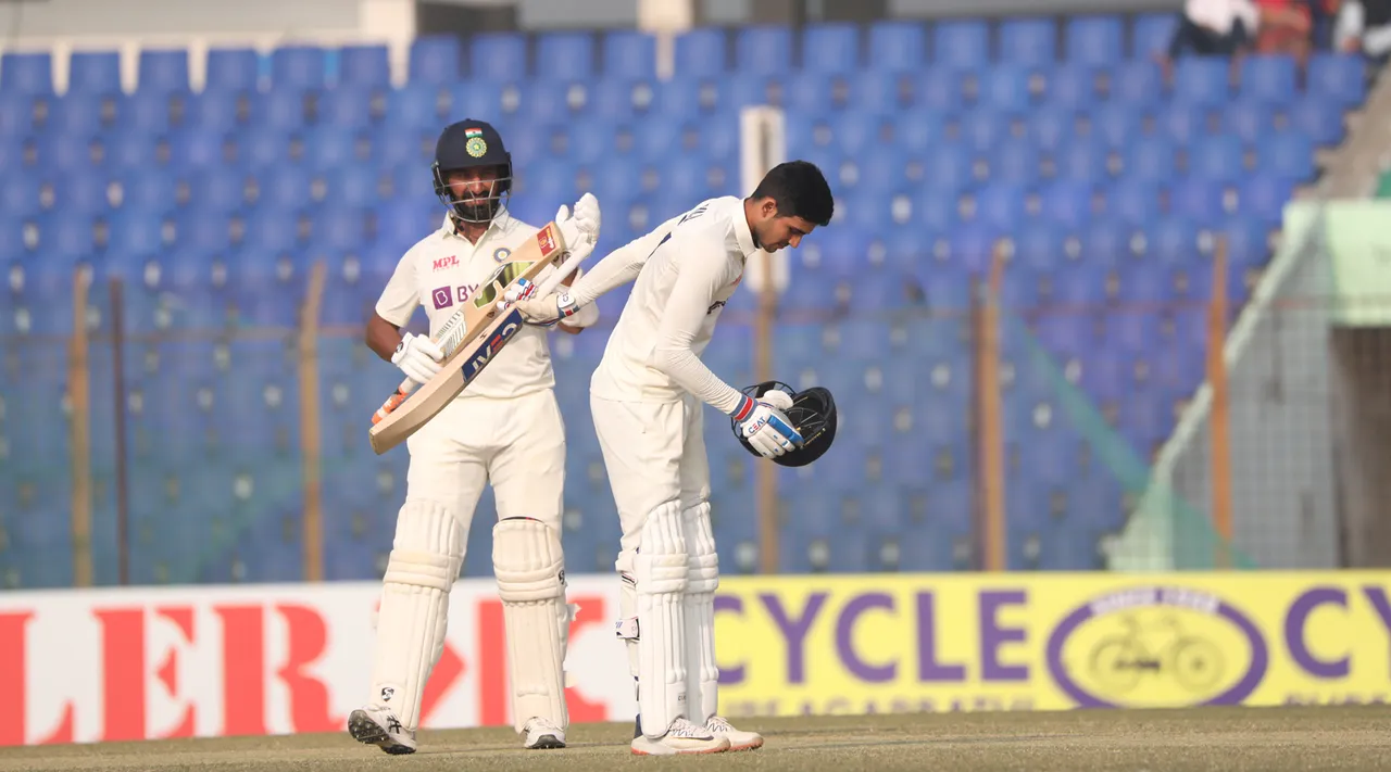 Shubman Gill Cheteshwar PUjara Cricket India