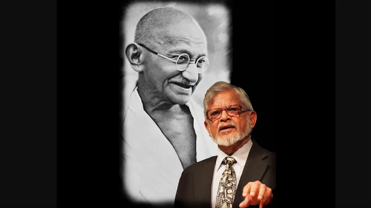 Arun Gandhi, grand son of Mahatma Gandhi