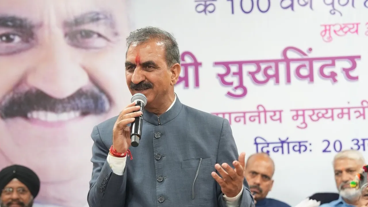 Himachal Pradesh Chief Minister Sukhvinder Singh Sukhu (File image)